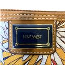 Nine West Faux Leather Bright Floral Print Wristlet Photo 5