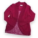 Coldwater Creek  Jewel Tone Red Sequined Tank Cardigan Set XS 4-6 Photo 0