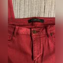 Liverpool Jeans Company Liverpool Skinny Hugger Sz 12/31 Wine/Red EUC Photo 1