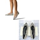 PARKE MARION  Must Have Flat Python Snake Print Classic Pointy Toe Flat, Size 37 Photo 1