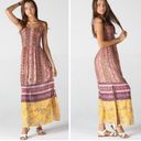 Angie Boho Tribal Print Maxi Slit Dress Photo 7