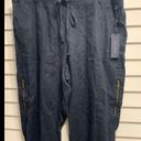 Tommy Hilfiger  Navy Blue Linen Pants Photo 4