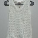 J.Jill  Linen Cotton Blend White Knit Sleeveless Sweater Size XS Photo 0