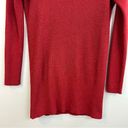 White House | Black Market WHBM Dark Wine Red Long sleeve Sweater Dress Size XS Photo 7