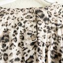 Rebecca Taylor  Womens Leopard Animal Print Elastic Waist Faux Wrap Dress Size 10 Photo 8