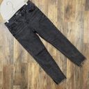 Harper  Gray Wash Skinny Jeans Split Hem Womens Size 30 Cotton Stretch Photo 0