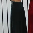 Dillard's  Embellished Teal Long Prom Dress Photo 1