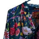 Eshakti  floral button front tunic women’s size Large-14 Photo 2