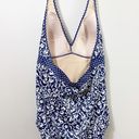 L.L.Bean  Floral/Polka Dot Navy/White One Piece Swimsuit Photo 6