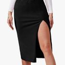 Womens Split Thigh Pencil Skirt Size XS Photo 0