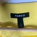 Torrid  Parker Studio Crepe Yellow Stretch Blazer Photo 3