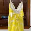 Anthropologie NWT $170  x Maeve Yellow Strappy Lace Mini Side Zip Dress 12 Photo 7