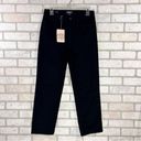 NYDJ  NWT Jenna Straight Ankle Jeans in Black Size 4 Photo 2