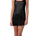 Free People  Intimately black sequin slip dress, size small Photo 0