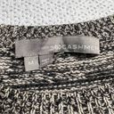 360 Cashmere  Grey Black Marled Crewneck Cashmere & Wool Sweater Size Medium EUC Photo 1