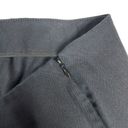 Lafayette 148 NY Size 12 Lexington Ankle Pants Side Zip Cropped Navy Blue Office Photo 3