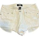 REWASH  womens white distressed shorts Photo 0