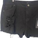 Pretty Little Thing  Plus Size Bum Rip Denim Hot Shorts Size US 18 New NWT Photo 1