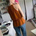 Naked Zebra Burnt Orange Tank Top Photo 2