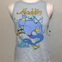 Fifth Sun NWT Light Blue Aladdin Genie Tank Top Tee New Photo 1