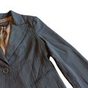 BCBGMAXAZRIA  Marilyn Blazer Jacket Button_Down Brown Stripe Size Small Women's Photo 4