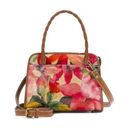 Patricia Nash Paris Small Floral Leather Satchel NWT Photo 0