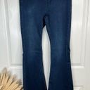 Free People  Women's Flare Jeggings Size 29 Dark Wash Blue Denim Pullon Jeans Photo 0