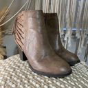 American Eagle  Outfitters Brown Lace Up Ankle Booties Boots 10M Photo 0