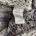 CAbi  Sweater Shadow Circle Gray Shawl Collar Chunky Knit Open Cardigan Sz Medium Photo 12