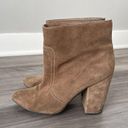 Joe’s Jeans Joes Jeans Tan Suede Booties Size 10 Ankle Boots Photo 0