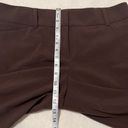 Krass&co NWOT NY& sz 12 average brown stretchy zip front pants Photo 7