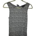 Cynthia Rowley  Women’s Small Black and White Print Sleeveless Dress Photo 3