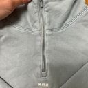 Kith Cropped Quarter zip Collard Sweatshirt Photo 1