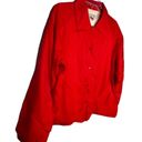 Bermuda Vintage  Run Red Nylon Windbreaker Jacket Photo 2