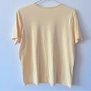 L.L.Bean  Women's Pima Cotton Tee, Short-
Sleeve Crewneck in Yellow Photo 6