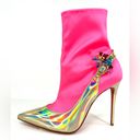 Christian Louboutin  Jessie Booty Joli Patent Iridescent Neon Sock Boots EU 39.5 Photo 9