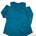 Calia by Carrie Underwood Cold Shoulder Long Sleeve Teal Photo 1