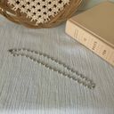 American Vintage Vintage “Marta” Seed Pearl Silver Chain Necklace Elegant Classic Minimal Photo 10