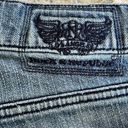 Rock & Republic  Washed Denim Fly Front Boot Cut Mid‎ Rise Jeans Size 32 Photo 3
