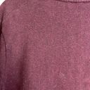 COS  Burgundy Speckled Pullover Sweatshirt Photo 2