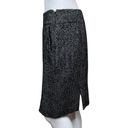 Jones New York  Skirt Womens 6 Petite Black White Pencil Straight Career Preppy Photo 2