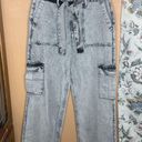 Urban Outfitters  BDG Acid Wash Black Belted Skate Jeans Size 30 Photo 2