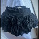 Mustard Seed  black mini ruffle skort Photo 1