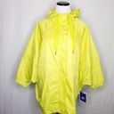 JoyLab Yellow Zip-Up Windbreaker Water Resistant Poncho Size Small Photo 1