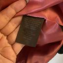 Coach  Black Quilted Logo C Jacket Coat Button Front Pink Lining size Small S Photo 6