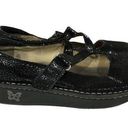 Alegria  Dayna Black Dottie Mary Jane Clogs Size 39 Photo 0