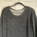 James Perse  Wool Blend Pullover Sweater Grey Crew Neck Dolman Sleeve Size Medium Photo 2