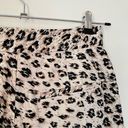 Joie  Linen Carden Cappuccino Leopard Print Tie Waist High Rise Shorts Photo 7