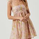 ASTR SERENITY FLORAL SQUARE NECK MINI DRESS Photo 0