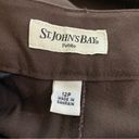 St. John’s Bay  Bootcut Trouser Dress Pants Brown 12P Photo 1